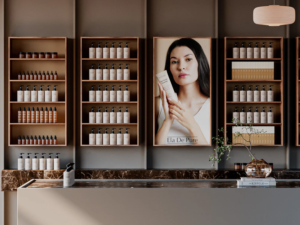 Salon & Spa business owner at work